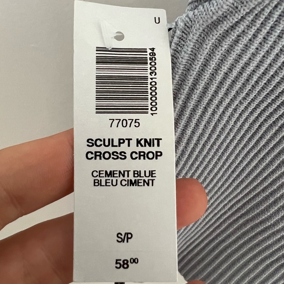 Aritzia Criss Cross Sculpt Tank Top - Picture 5 of 7